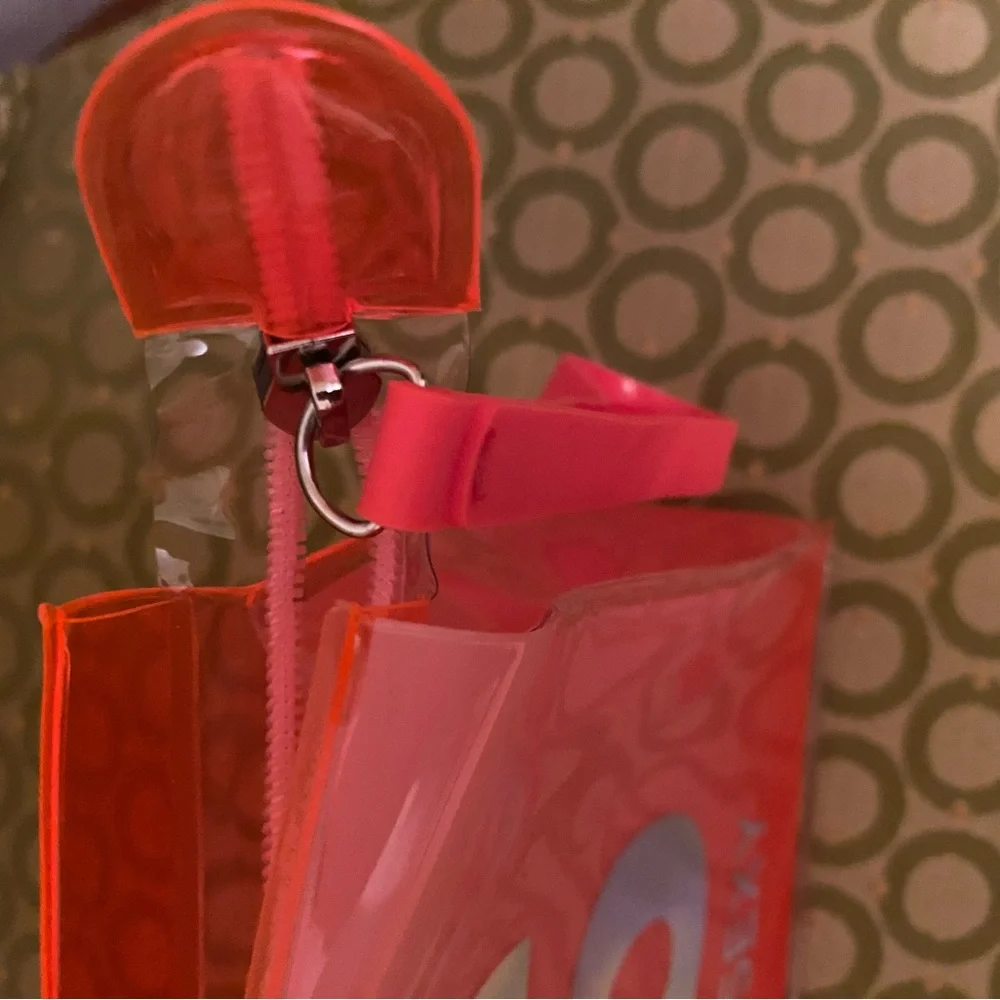 Victoria’s Secret Very Sexy cosmetics clear bag